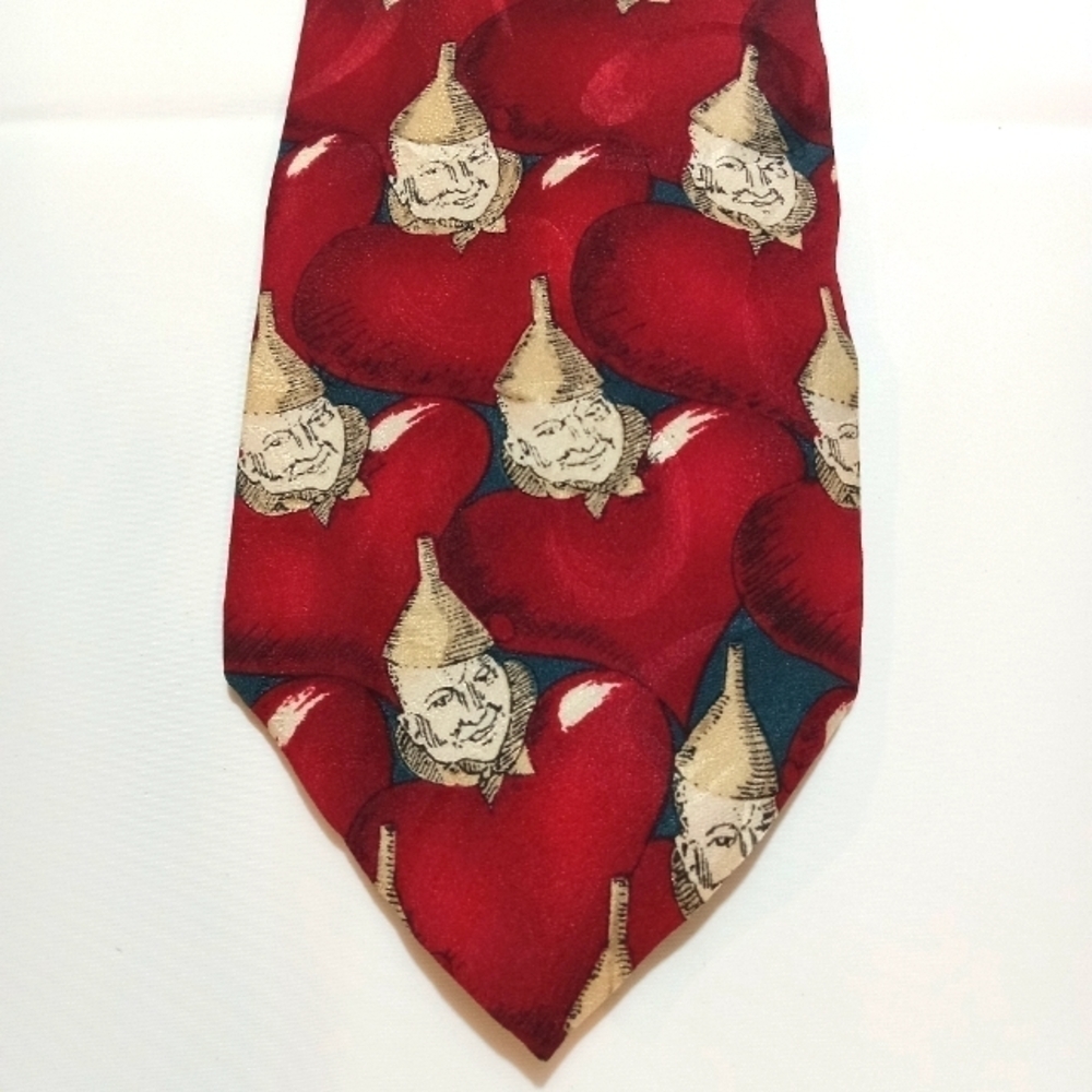 🔵BOGO FREE🔵 Wizard of Oz Tin Man Silk Necktie 1992 Turner Entertainment Co.